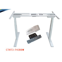 American ashly furniture adjustable height office desk hardware with 2 legs lifting column